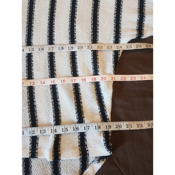 Bar III Womens Tunic Top Knit Striped Long Sleeve High Low Light Size Small - Picture 12 of 12